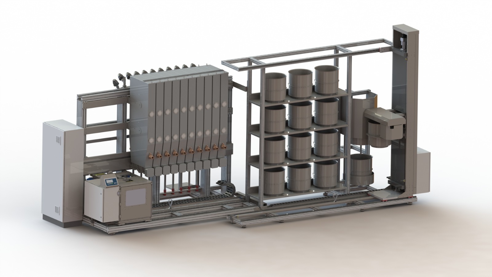 Otomatik Toz Boya Çözme ve Dağıtım Sistemi